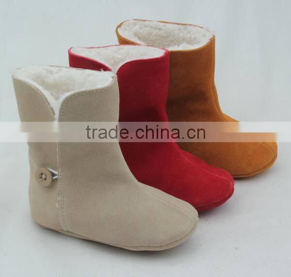 Wholesale Children Leather Boots Winter Boots