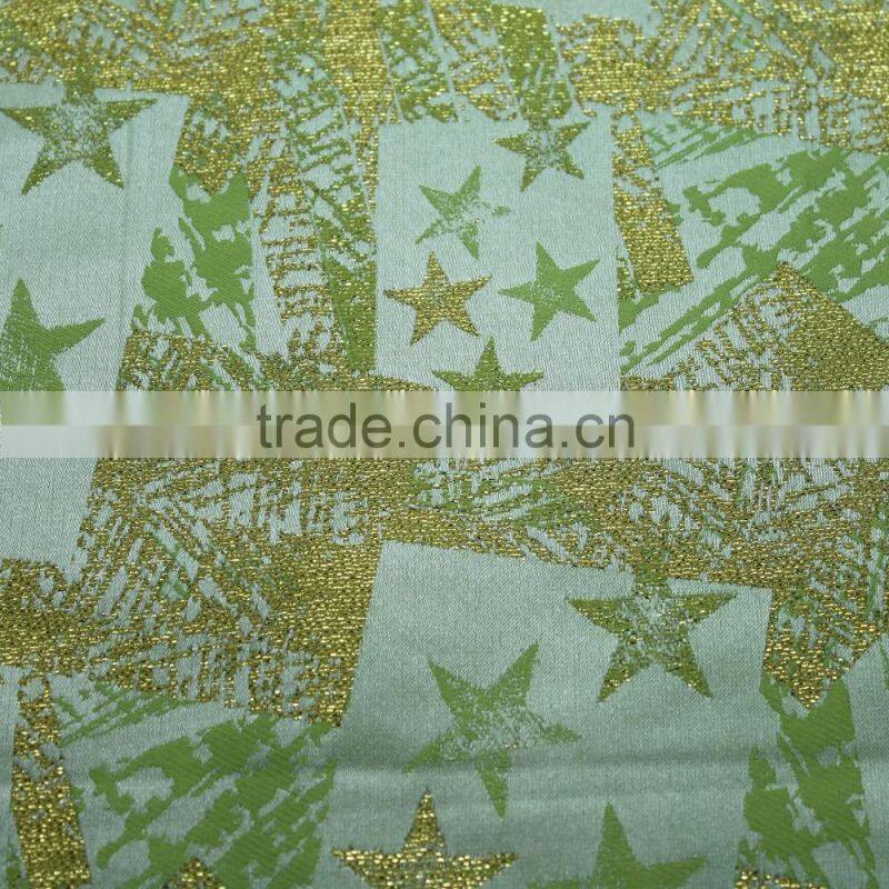 Custom Design Stars In Shining Dress Fabric