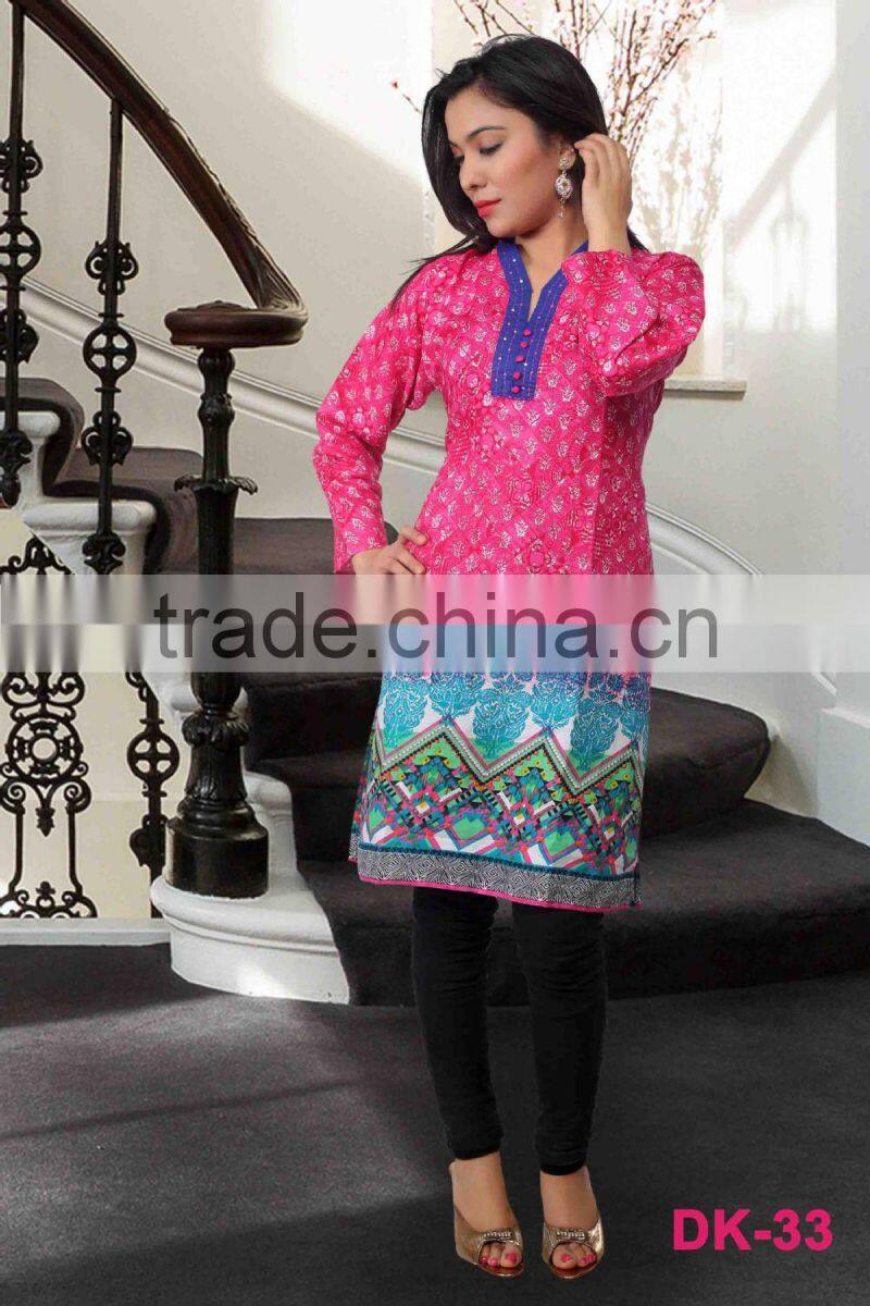 Ladies Cheap Cotton Kurti 2015