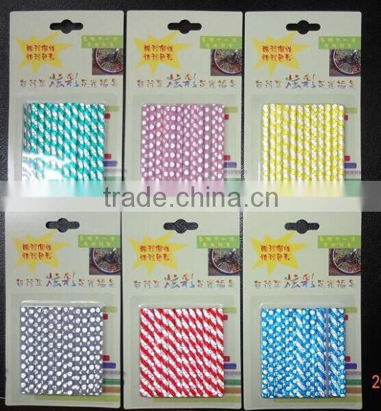 High light bicycle rim reflective wheel tape sticker for safety