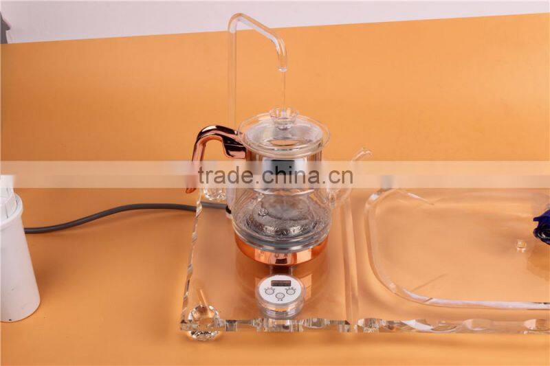 tea set made by crystal