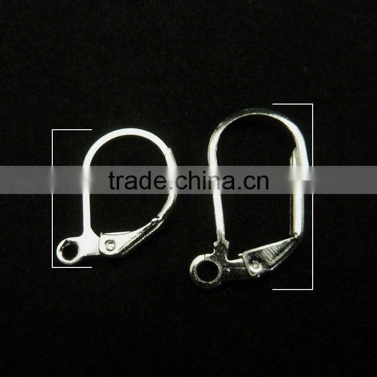 2014 fashion style snap key hook Silver French hook