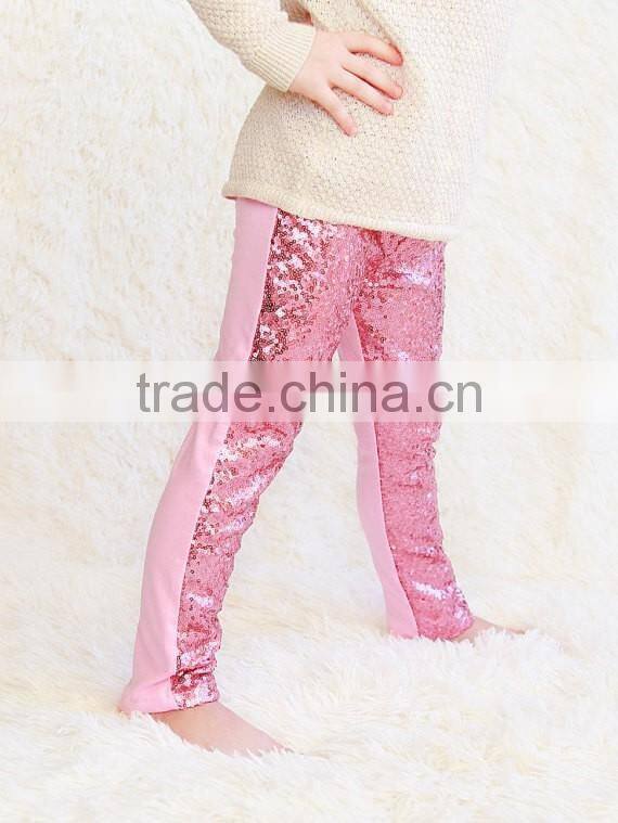 Wholesale Baby Girl First Birthday Outfit Girls Leggings Sequin Leggings Sequin Pants