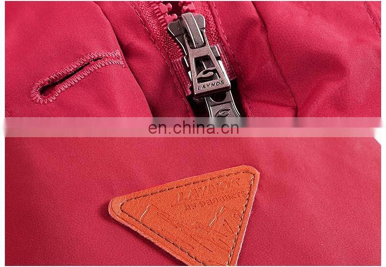Long Pattern WomenWinter Jacket Detachable Inner Fleece Waterproof Jacket