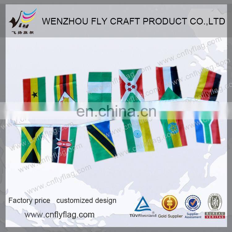 bunting flag / string flag for decoration, advertising, promotion
