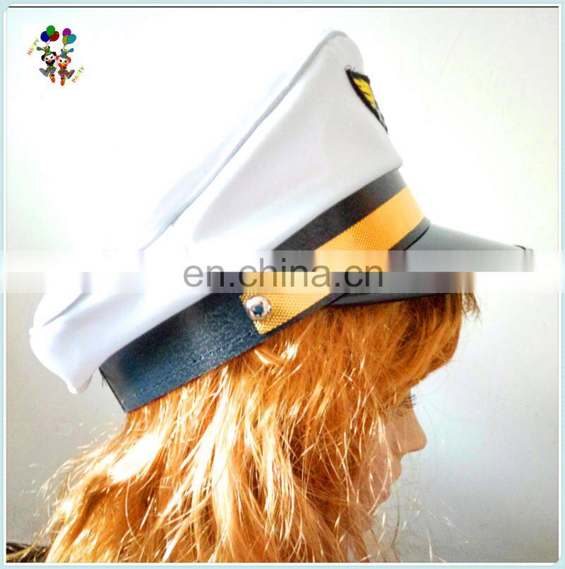 Gilligan Popeye Costume Theme Party Adult White Sailor Hats HPC-0249
