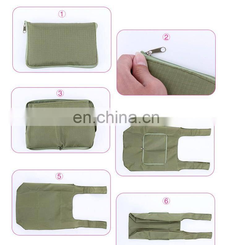 Wholesale customized tote bag folding shopping bag suppermarket shopping bag portable 2017