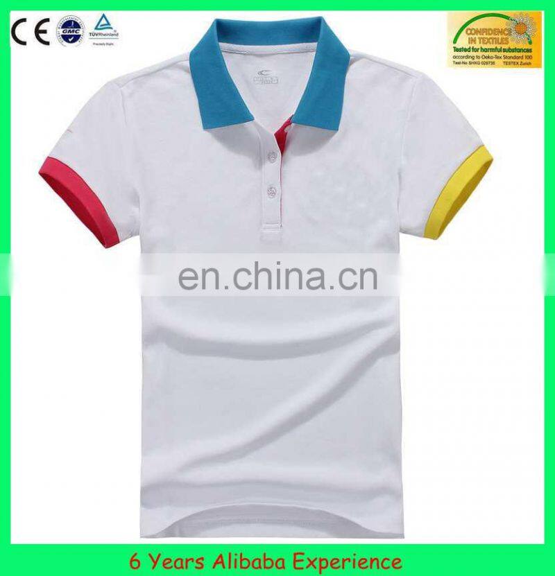 2014 Mens High quality stripe cotton polo shirt design - 6 Years Alibaba Experience