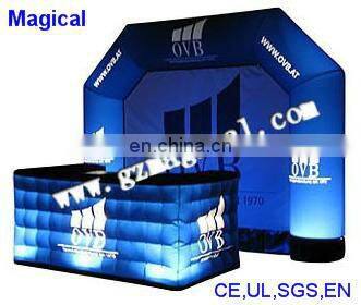 Beautiful White Inflatable Bar Booth for Cocktail