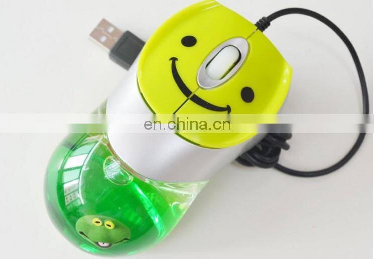 Floater mouse customized logo,OEM/computer wired liquid mouse, water filled mouse