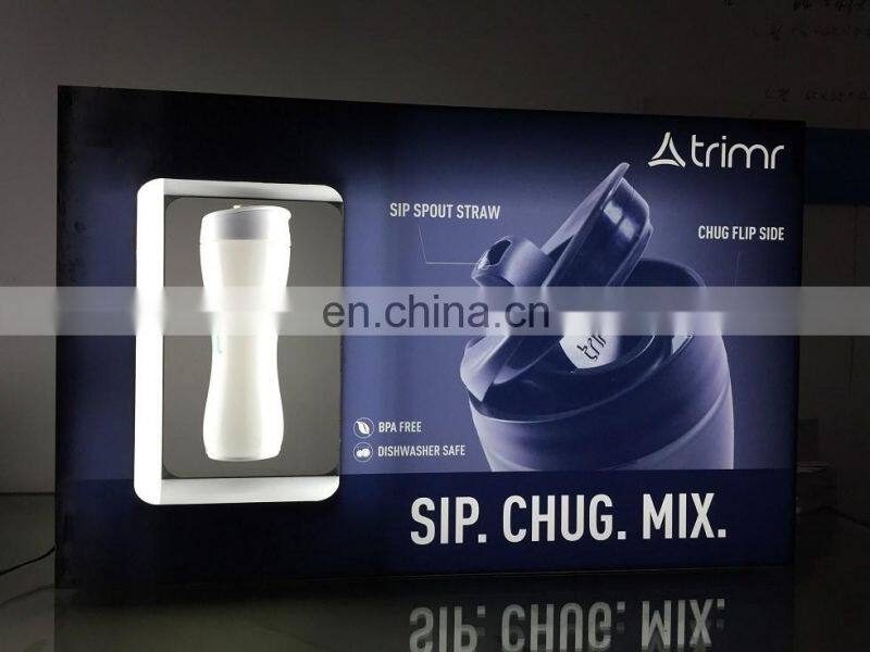Manufacturing Customized Magnetic Floating acrylic display stands