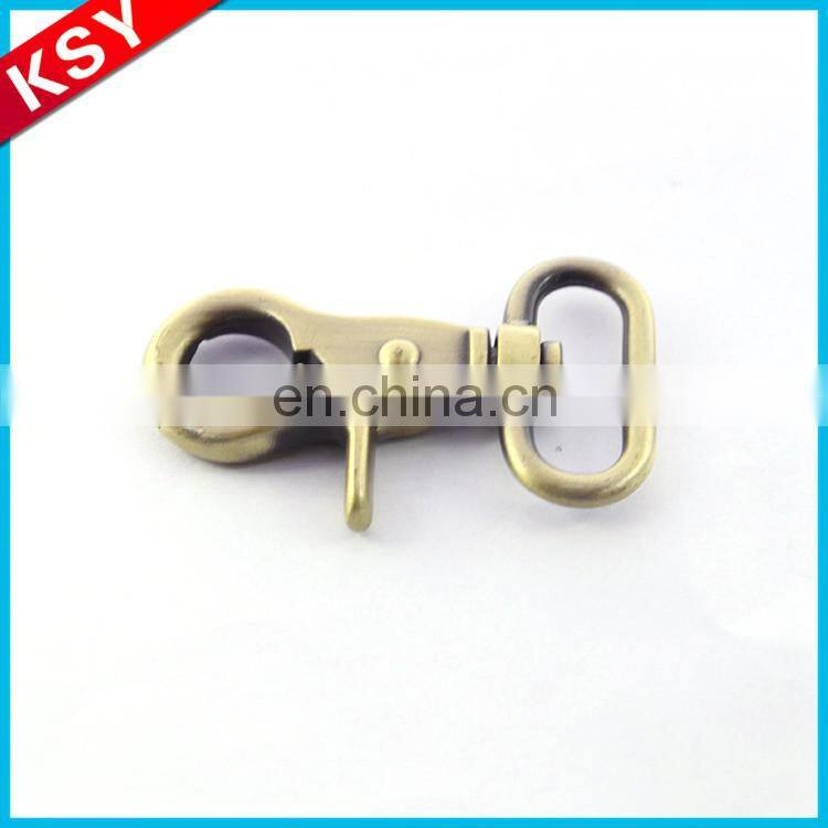 Zinc Alloy Swivel Metal Snap Hook For Bag Accessories