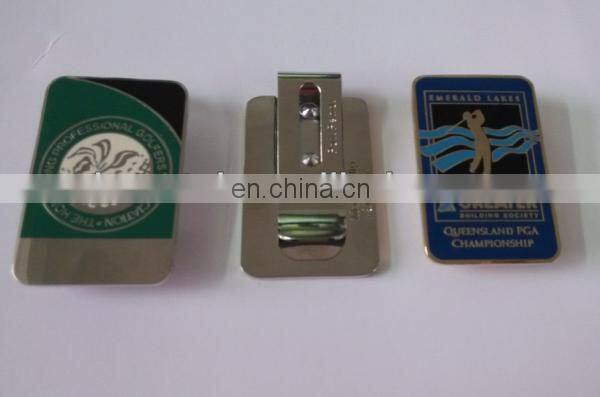 silver stainless steel slim money clip