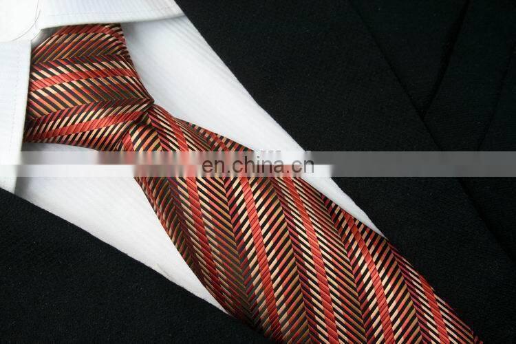 2015 latest hot sale gradually changing color men's 100% silk jacquard tie