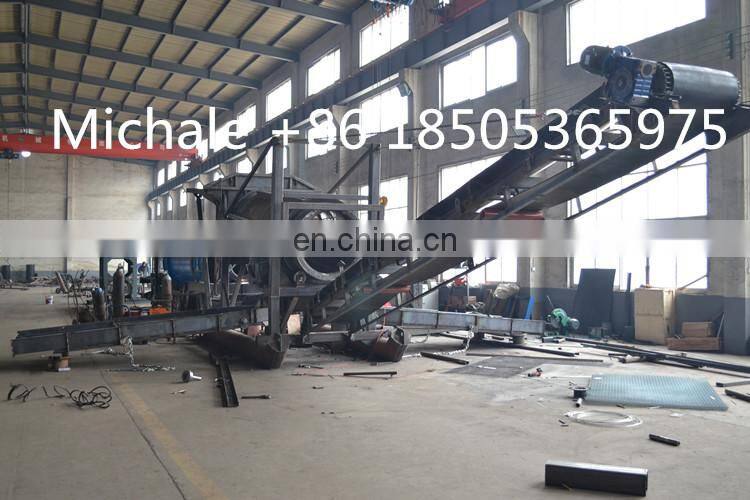 Gold trommel wash plant mobile