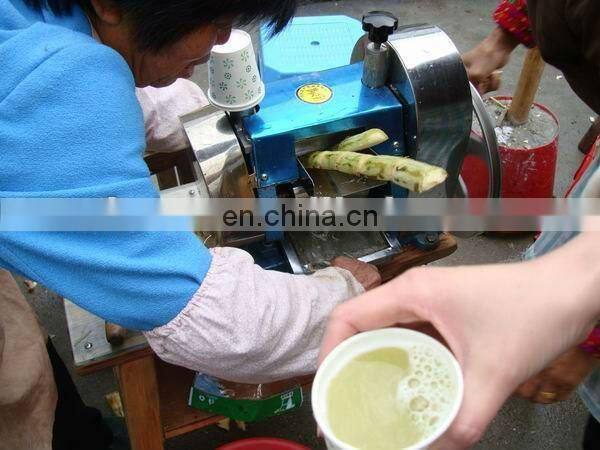 stainless steel manual sweet cane press/ sugar cane machine