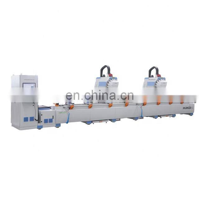 aluminum profile double head machining center with high efficiency in low price
