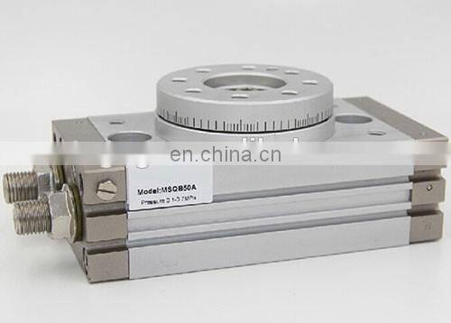 MSQB20A basic type with adjustment bolt Rotary Table/Rack & Pinion Type air cylinder