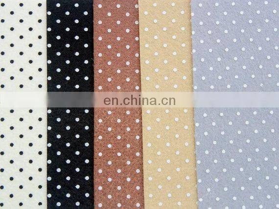 Felt Printed Tiny Dot Polyester Non woven Fabric
