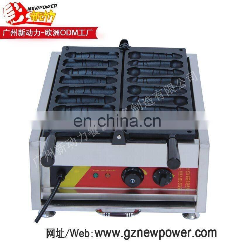 Electric Taiwan cake penis waffle maker, kitchen equipment from china