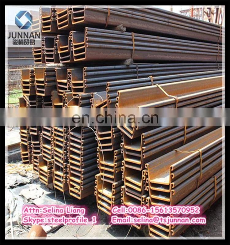 JIS A5523/5528 Hot Rolled U-shaped Steel Sheet pile/Piling size and price