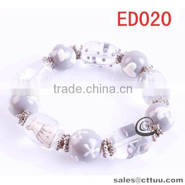 Stretch handmade Christmas bracelet