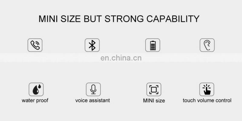 Noise cancellation BE70 qcc3020 moice earphone BT5.0 Hifi stereo wireless earbuds headphone with charging box