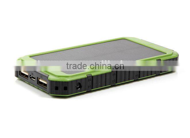 2016 new arrival solar power bank 12000mah