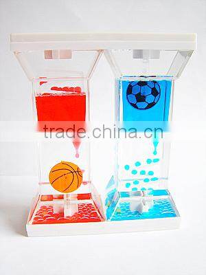 Water Timer Drops Liquid Motion Timer Desk Toy Liquid Sand Timer