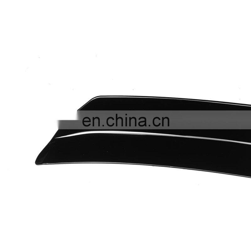 ABS Plastic Glossy Painted Black Rear Window Roof Spoiler Sun Rain Shade Vent Visor Lip For Volkswagen Scirocco 2015 2016+