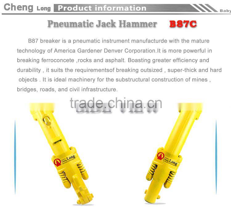 Pneumatic Tools B87C jack hammer match air compressor