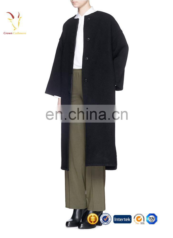Women Thicken Warm Winter Cashmere Long Coat Ladies