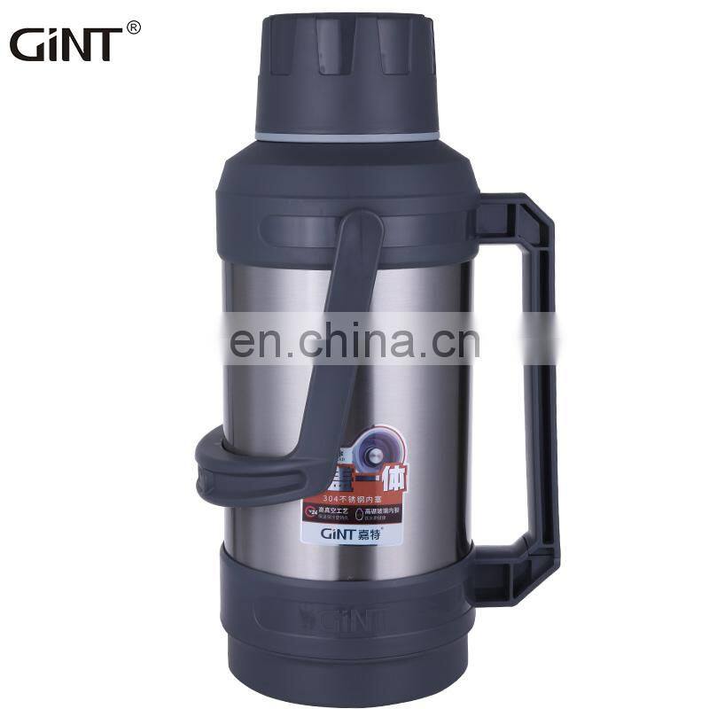 5 pound/8 pound stainless steel vacuum flask with Glass Liner 2 in 1 lid 2L 3L good thermal Hot water flask insulated