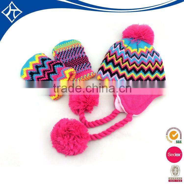 winter warm scarf/gloves,custom knit warm scarf and glove