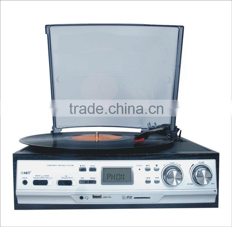 USB turntable,retro record turntable,usb encoding record player,retro alarm clock