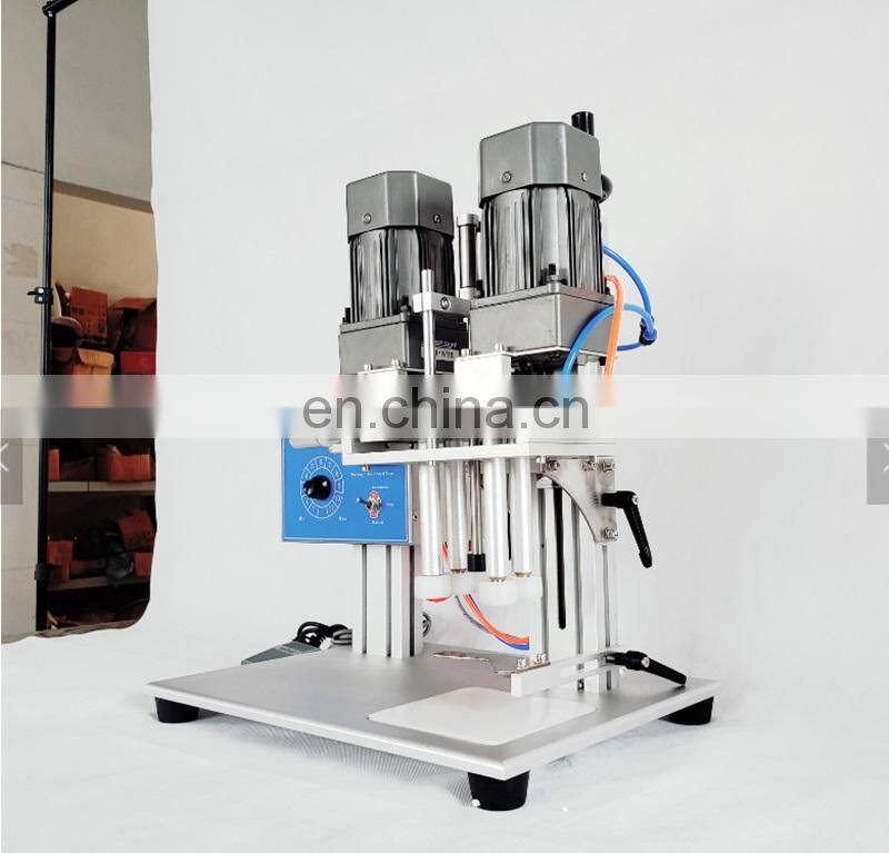 Semi Automatic Desktop Glass Jar Bottle Capping Machine For Small Business