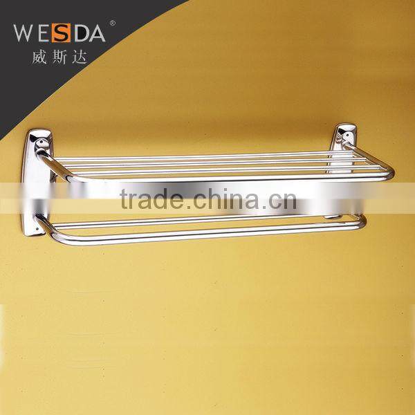 Stainless steel towel shelf or towel rack