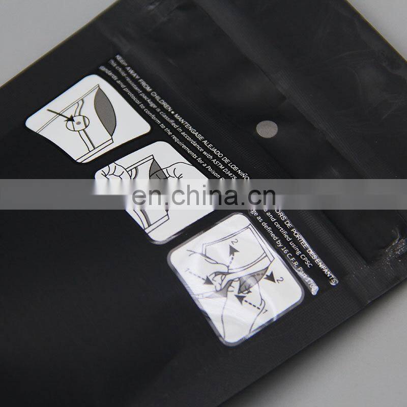 Custom Printing Zipper Child Proof Mylar Bag Pouch/ Child Resistant Exit Bag with Zipper