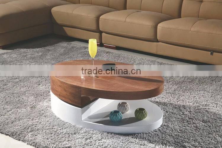 Modern Designed MDF High Gloss Double Colors Folding Coffee Table