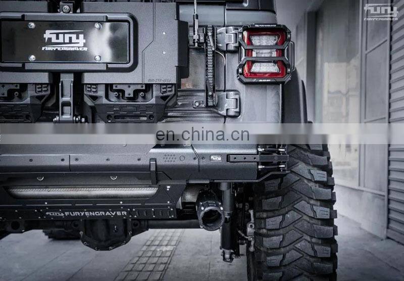Furyengraver rear bumper accessories for Jeep Wrangler JL car bumper parts