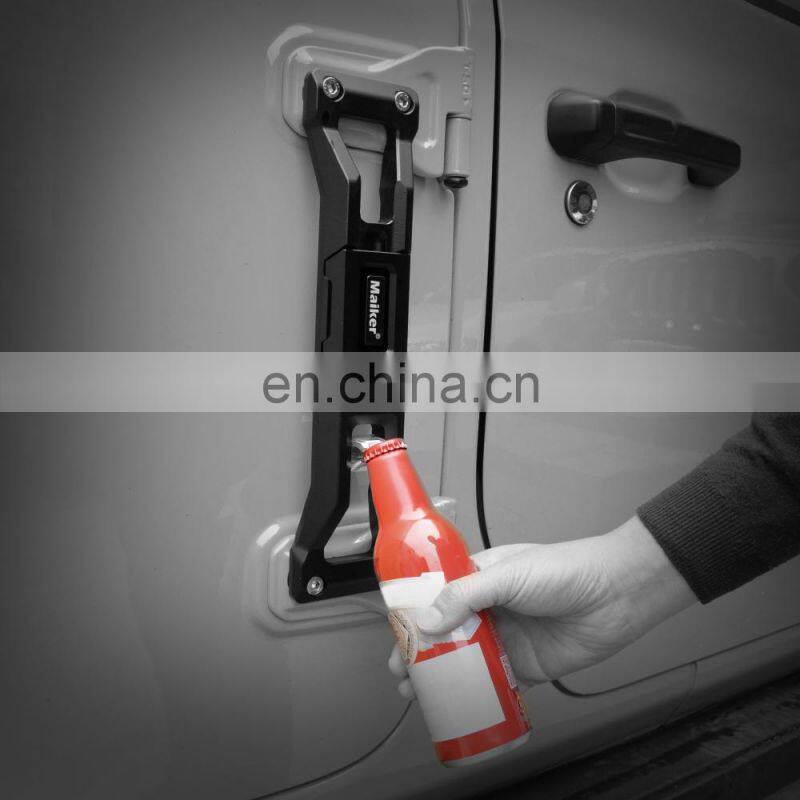 Door hinge step for Jeep Wrangler Maiker manufacture accessories side step with bottle opener