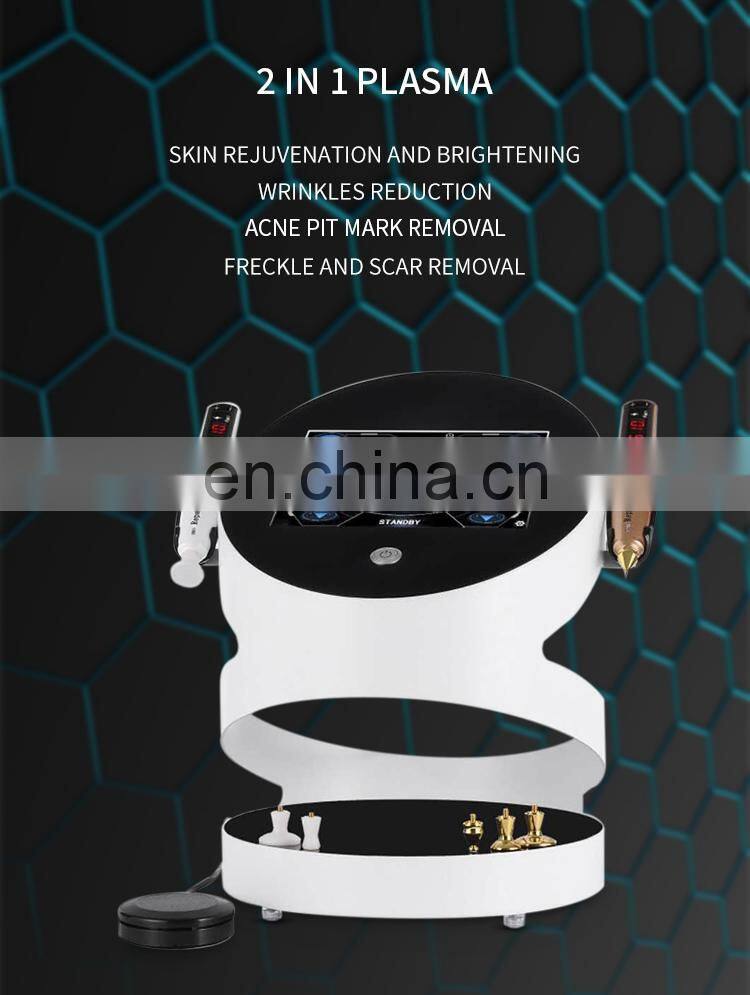 Non-invasive Painless Ozone Plasma Pen Laser Skintag Remove Machine 2 IN 1 Spot Acne Scar Wrinkle Removal Beauty Instrument