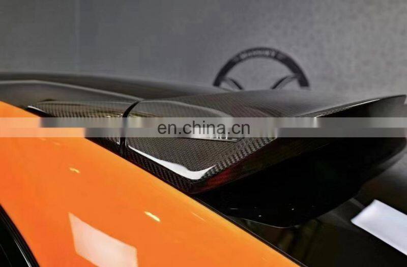 Runde Dry Carbon Fiber For Porsche Cayenne Coupe Upgrade Mansory Style Body Kit Front Lip Rear Lip Side Skirts Top Spoiler