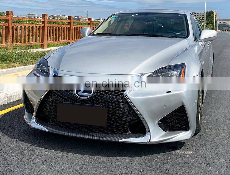 Runde Car Modification ABS Material GSF Style Old Lexus Upgrade IS300 Body Kit For 06-12 Lexus IS250 Front Bumper Grille
