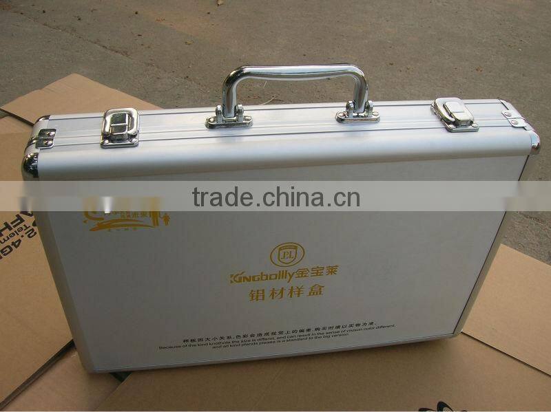 aluminum display coin case with ABS shell and plywood