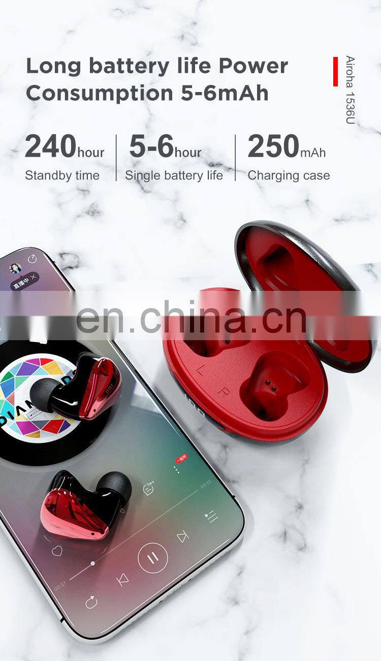 2020 new P68 TWS sport earbuds airoha 1536U chipset IPX7 waterproof dustproof bt 5.0 touch earphone headset wireless headphones