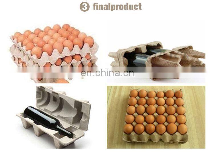 4000 pieces/h Egg tray pulp mold egg tray with lid production line support to customized