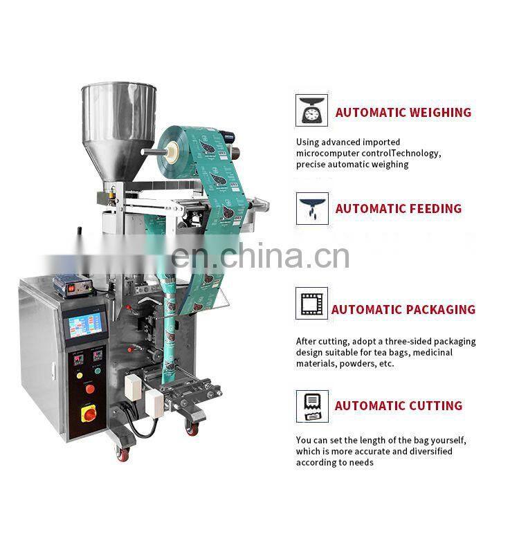 Full automatic Vertical Sugar Salt Granule Sachet Pouch Filling Packing Machine Price