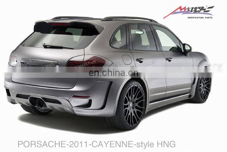 High quality Body kit for Porsche Cayenne 958 body kit for Cayenne 958 HM HNG Style wide body middle muffler 2011-2014 Year