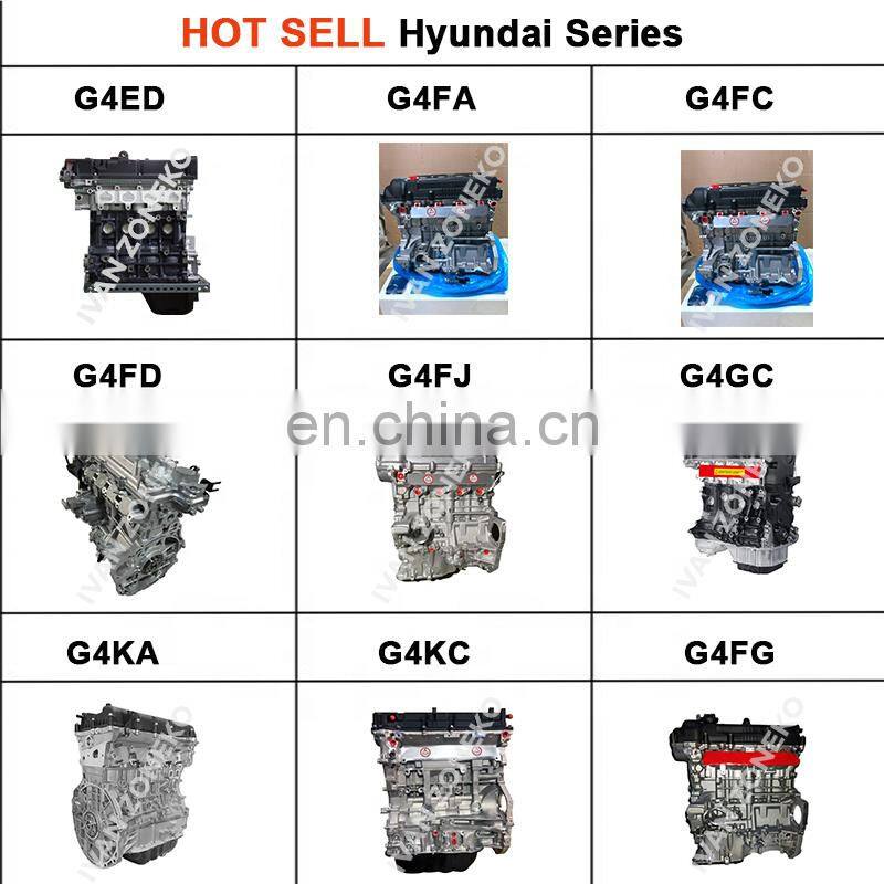Brand New Wholesale Factory Price Original Quality Car Engine Assembly Long Block fit For Hyundai Kia g4fa G4fc G4fd G4fj G4fl